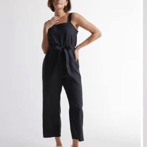 Quince Charcoal Sleeveless Jumpsuit